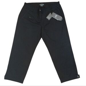 NEW Armani Exchange Black Cropped Trousers Women's Capri Pants Size 6